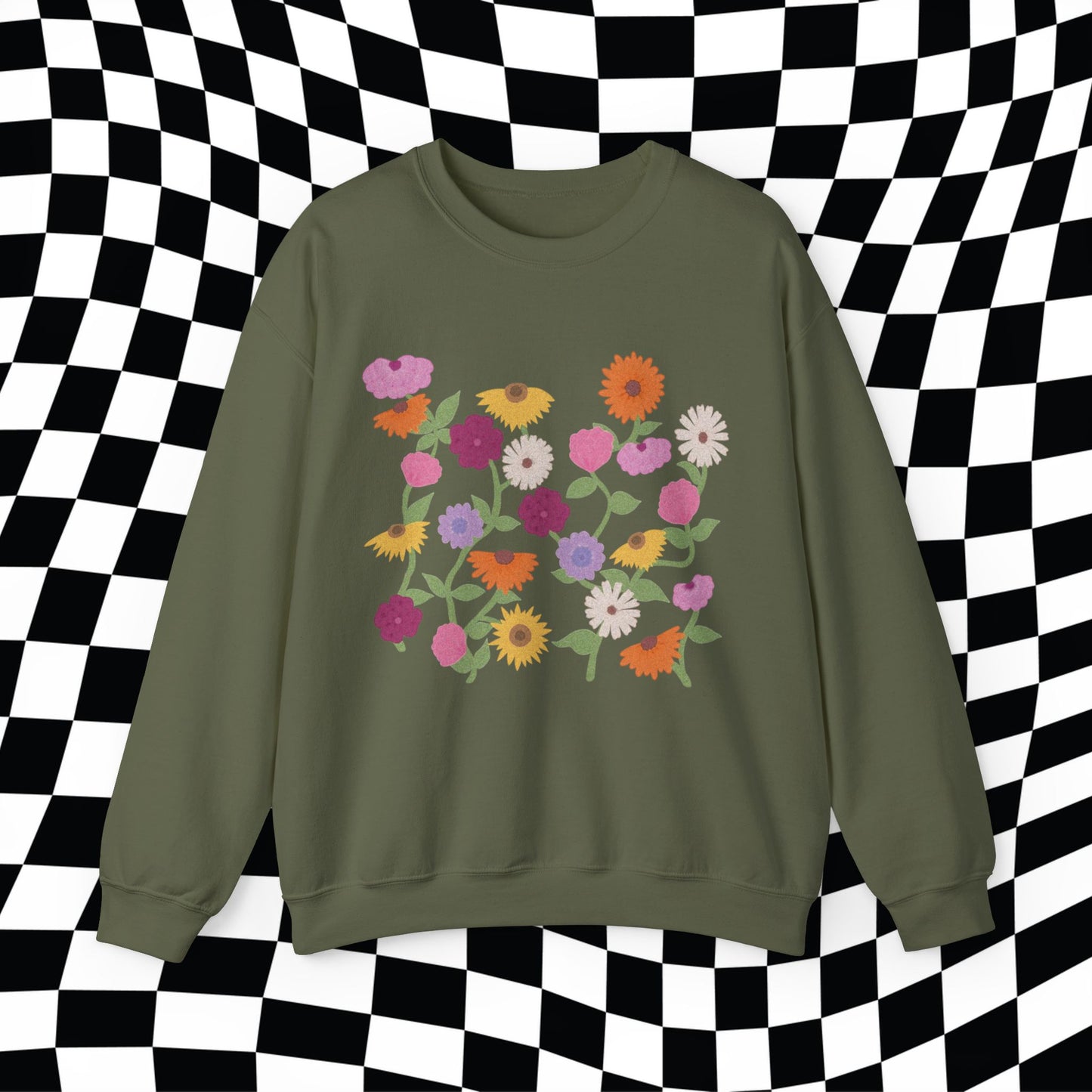 Secret Songs Piano Flowers Gildan Crewneck, I Hate It Here, Secret Gardens In My Mind, Gift For Her, Swift Gift, TTPD, Folklore, Reputation