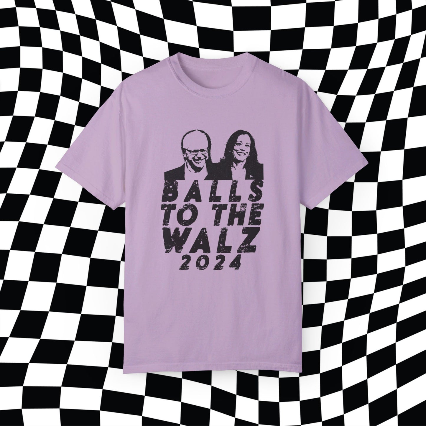 Harris Walz 2024, Balls To The Walz, Funny Election Shirt, Vote Blue, Kamala For President Tim Kamala 2024 Meme Campaign Tee, Funny Election