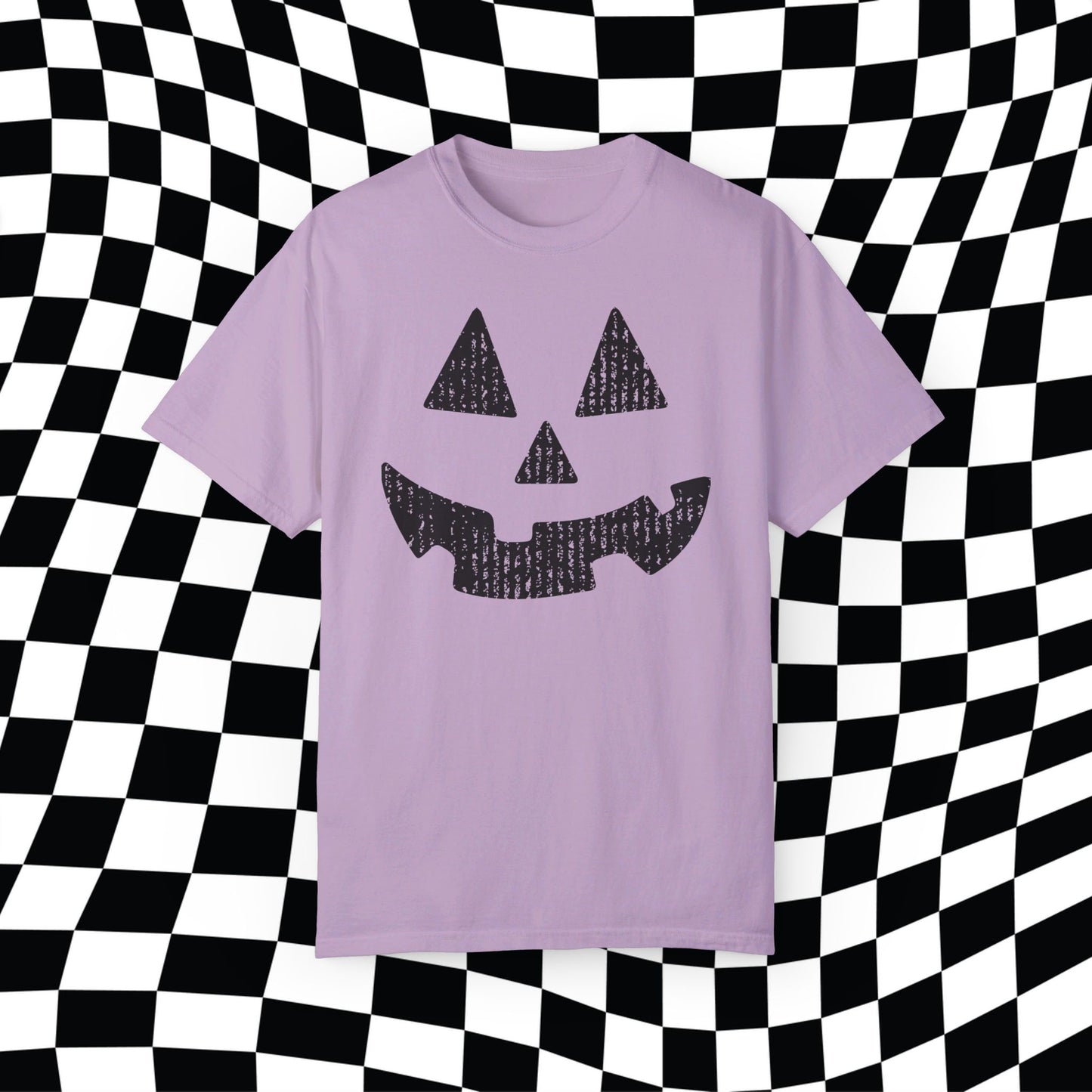 Halloween Pumpkin Face Comfort Colors, Jack O Lantern Shirt, Halloween Festive Tee, Grunge Pumpkin Face, Trendy Oversized Tee, Pumpkin Spice