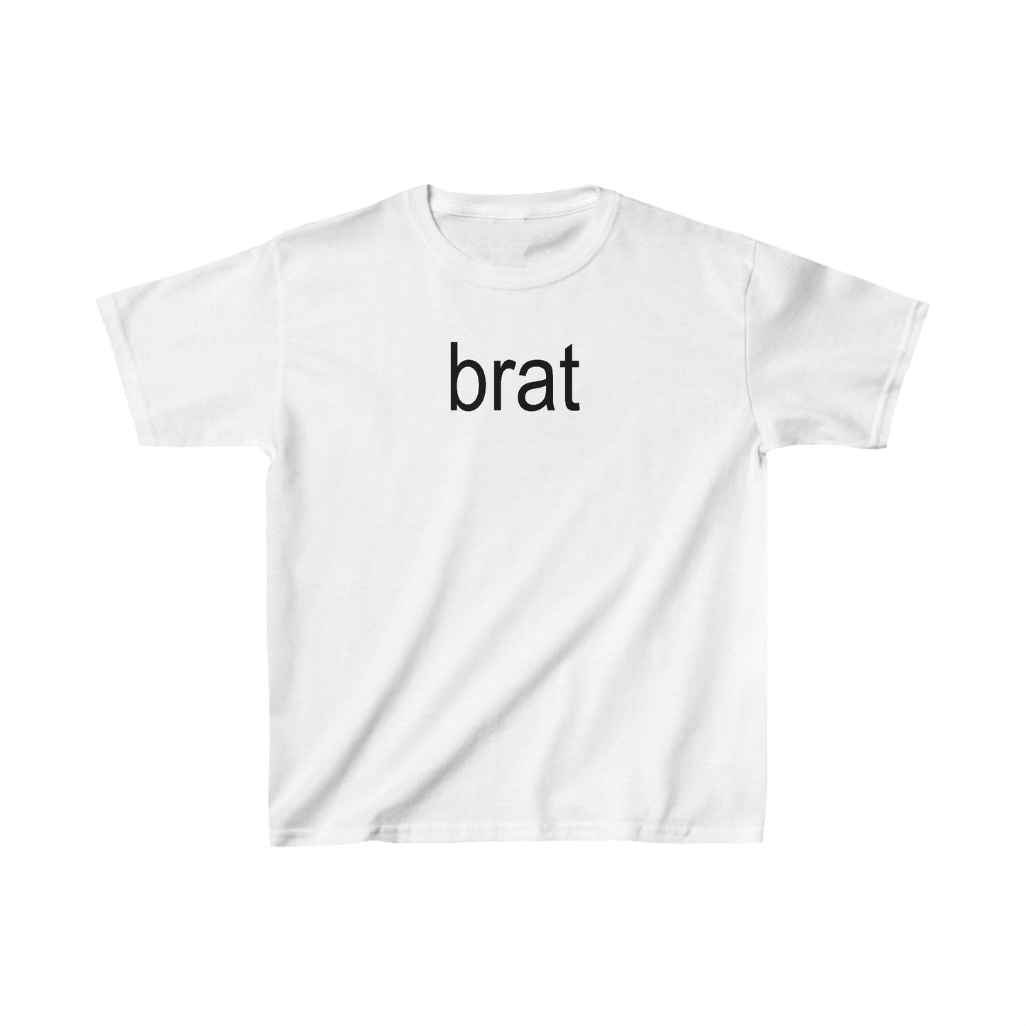 brat Baby Tee, Trendy Baby Tee, Vintage, Retro Style, Y2K Baby Tee, Cropped brat Tee, i'm so julia, xcx