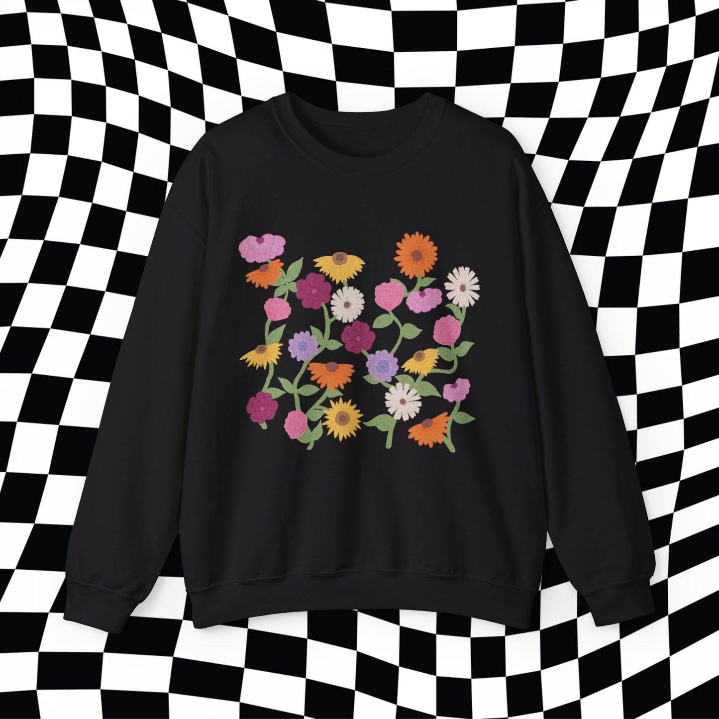 Secret Songs Piano Flowers Gildan Crewneck, I Hate It Here, Secret Gardens In My Mind, Gift For Her, Swift Gift, TTPD, Folklore, Reputation