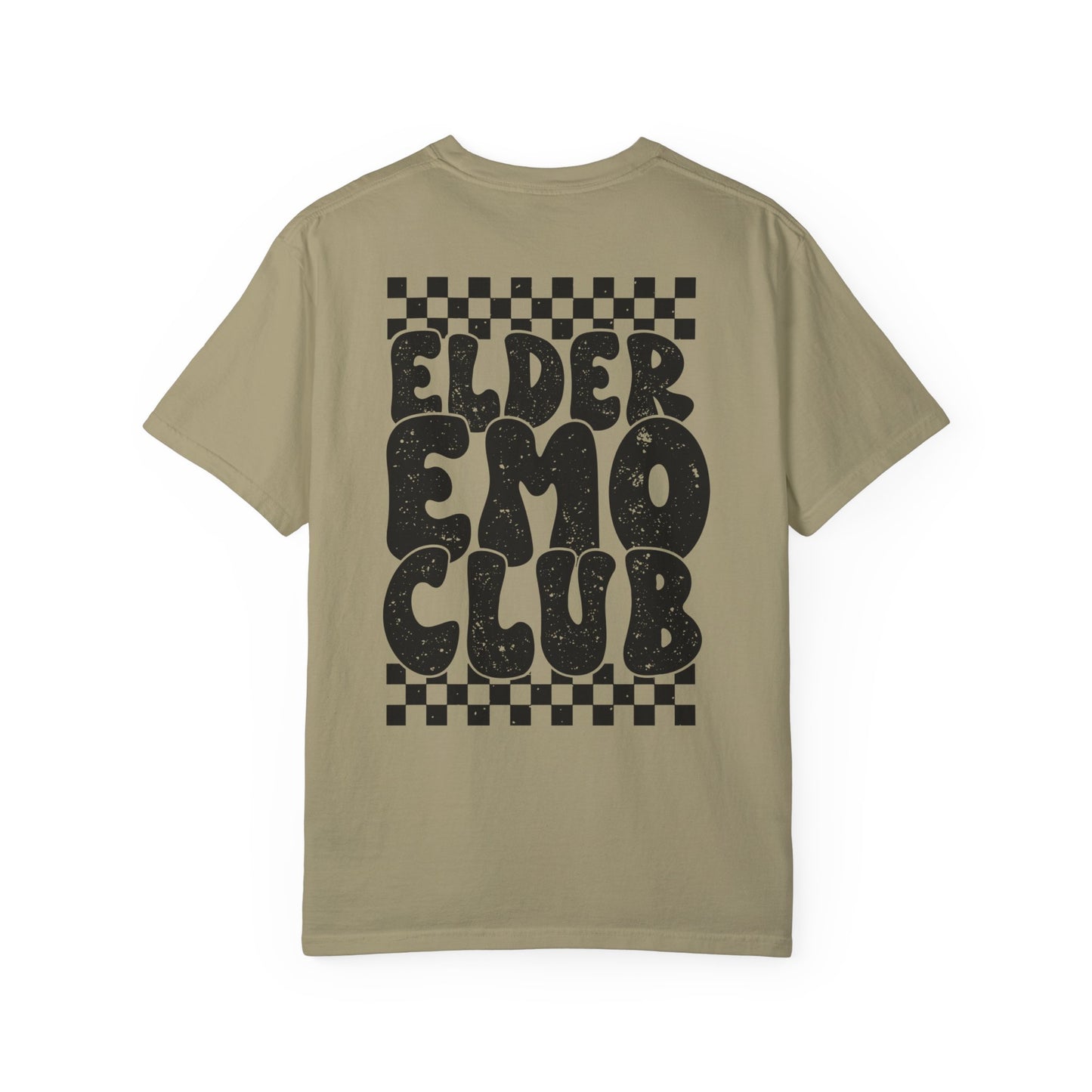 Elder Emo Club Comfort Colors, Grunge Checker Trendy Shirt, Emo Shirt, Scene Shirt, Funny Elder Emo, Emo Music, Millennial Gift, Emo Gift