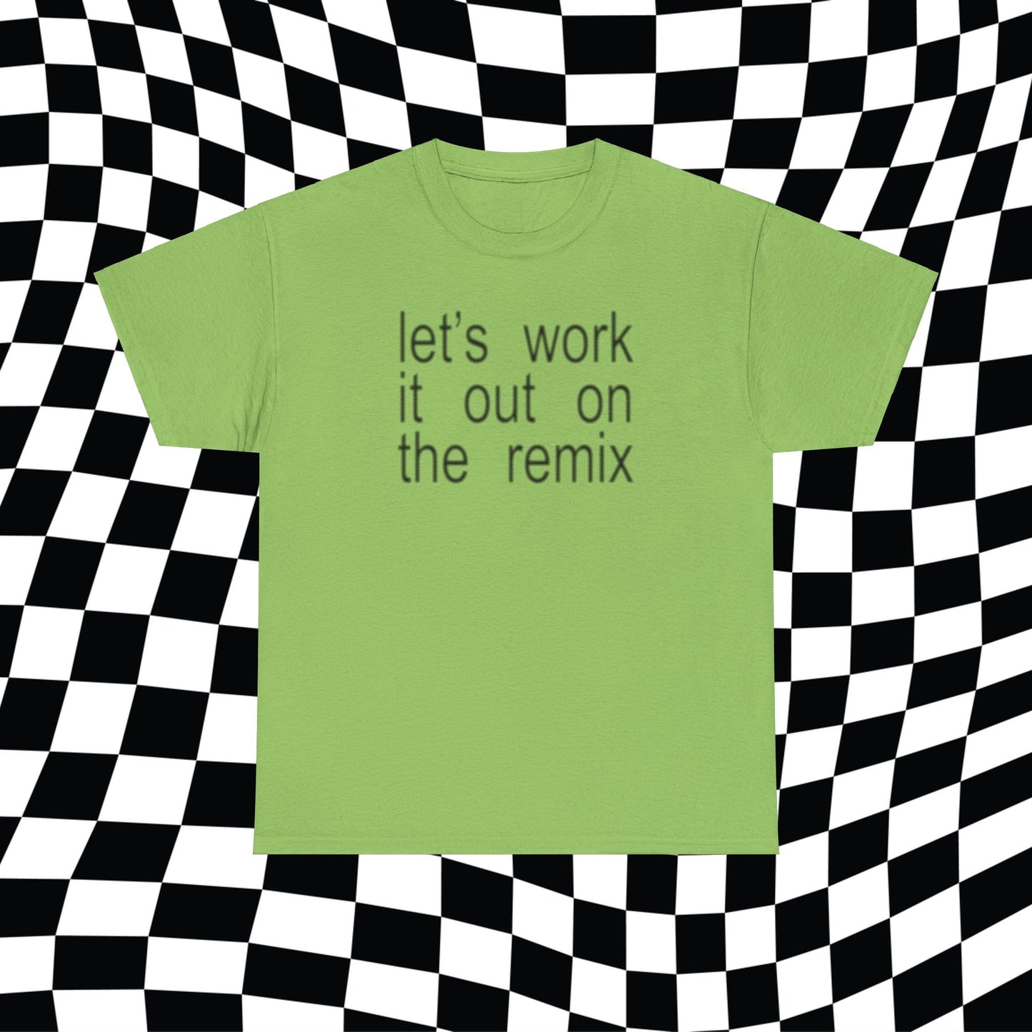 let's work it out on the remix brat Unisex Tee, Trendy Tee, Vintage, Retro Style, Y2K Tee, brat Tee, i'm so julia, xcx 360, bumpin' that