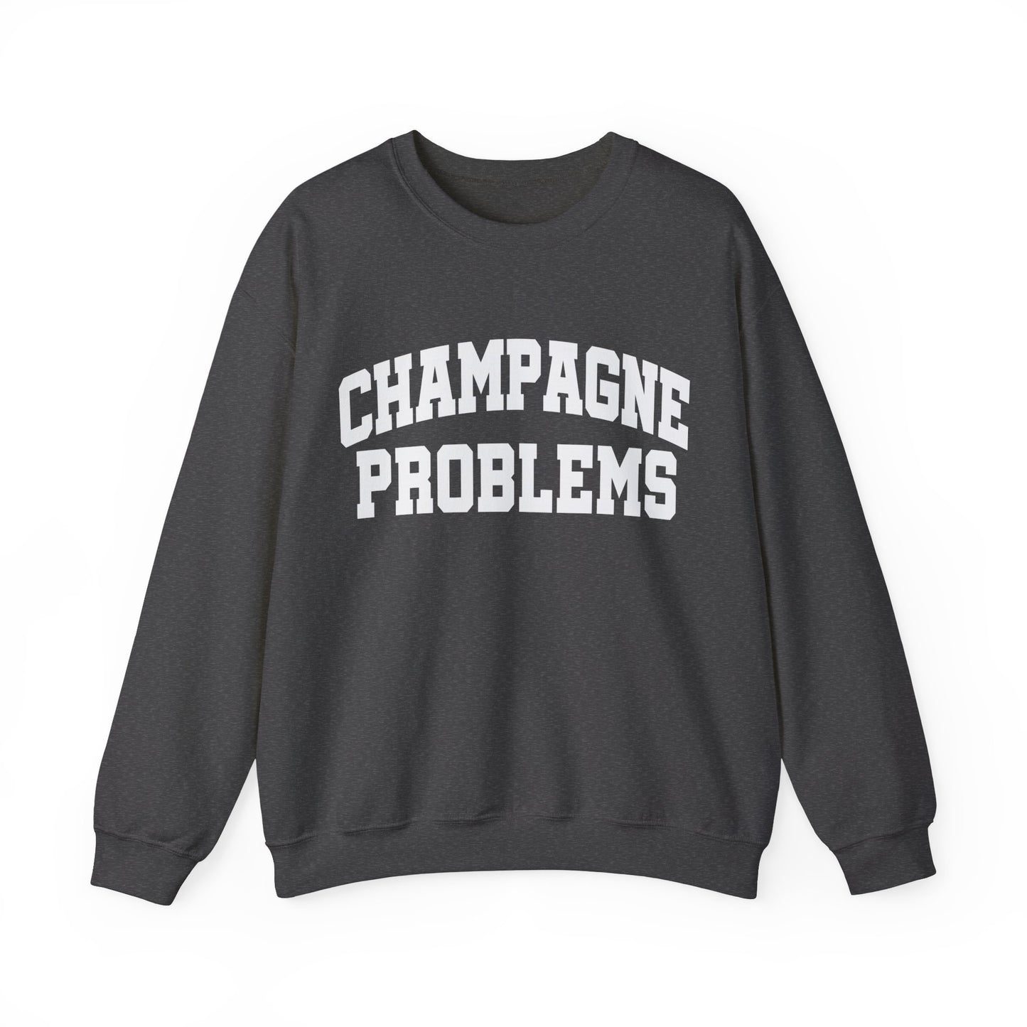 Champagne Problems Gildan Crewneck, Swiftie Tee, Varsity Letter Trendy Oversized Tee, Gift For Her, Gift For Swiftie, Varsity Letter Shirt