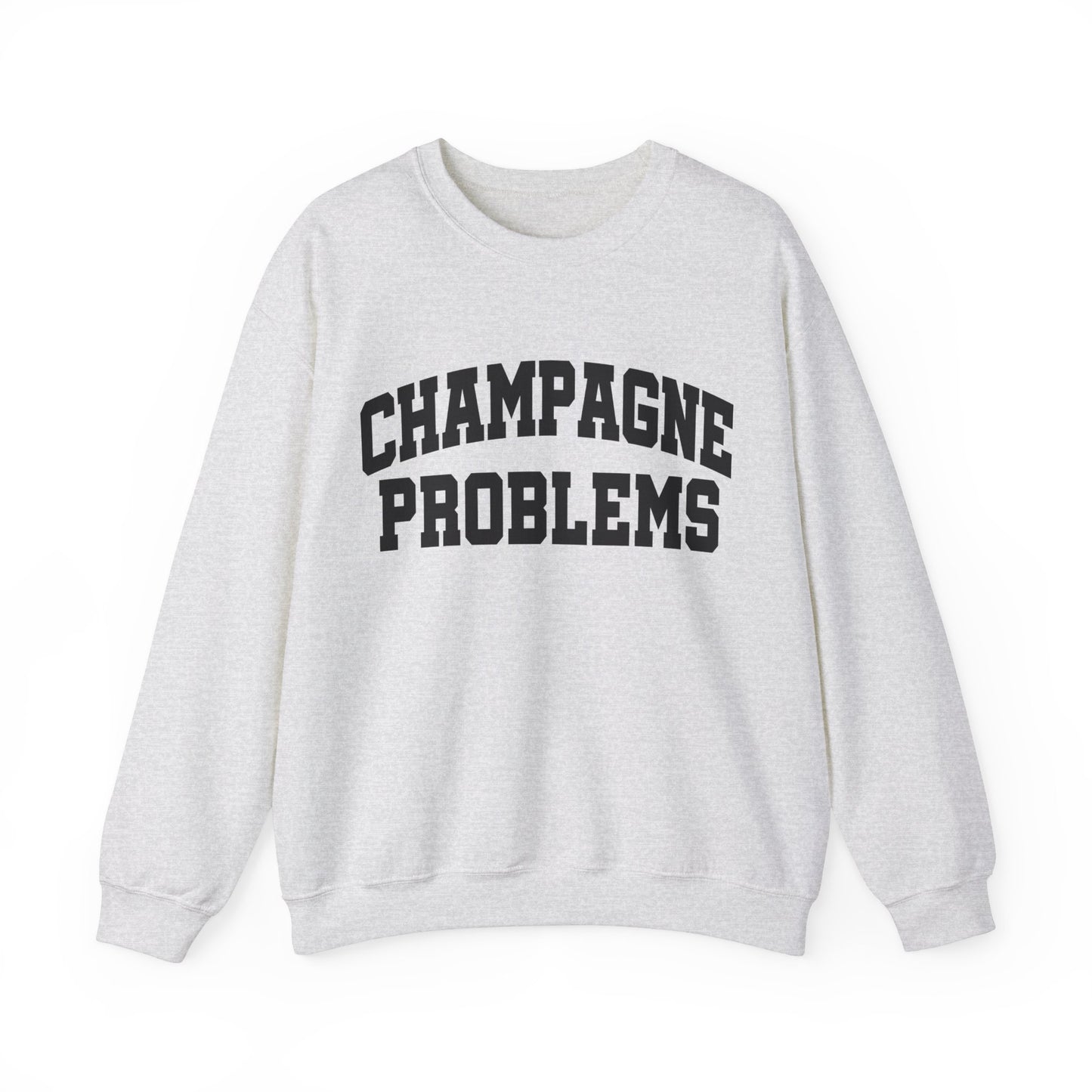 Champagne Problems Gildan Crewneck, Swiftie Tee, Varsity Letter Trendy Oversized Tee, Gift For Her, Gift For Swiftie, Varsity Letter Shirt