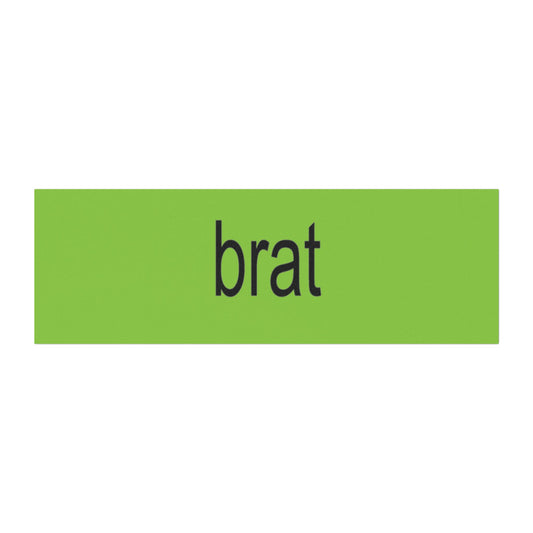 brat bumpin' that brat Car Magnet, Car Accessory, Y2K Car Magnet, Car Decor, Gen Z Gift, Gift For Her, Best Friend Gift, xcx, i'm so julia