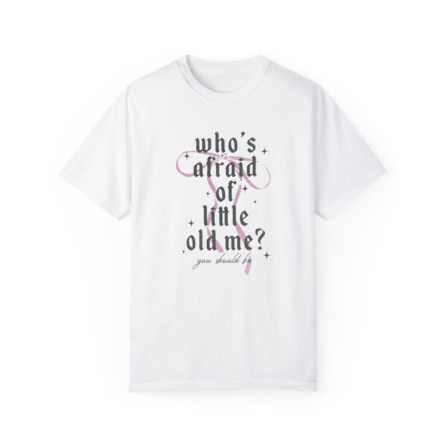 Who's Afraid Of Little Old Me? Comfort Colors, Funny Swiftie Shirt, TTPD Album, Tortured Poets Shirt, Gift For Swiftie, Poets Department