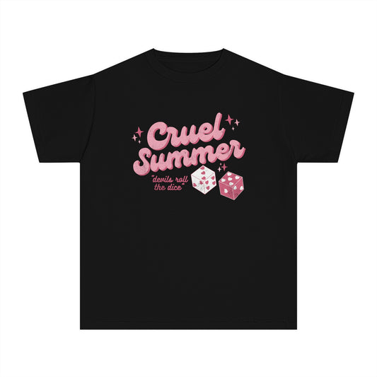 Cruel Summer YOUTH Comfort Colors Tee, Devils Roll The Dice, Grunge Trendy Oversized Tee, Gift For Swift, Tswft Fangirl, Gift For Her, Swiftms