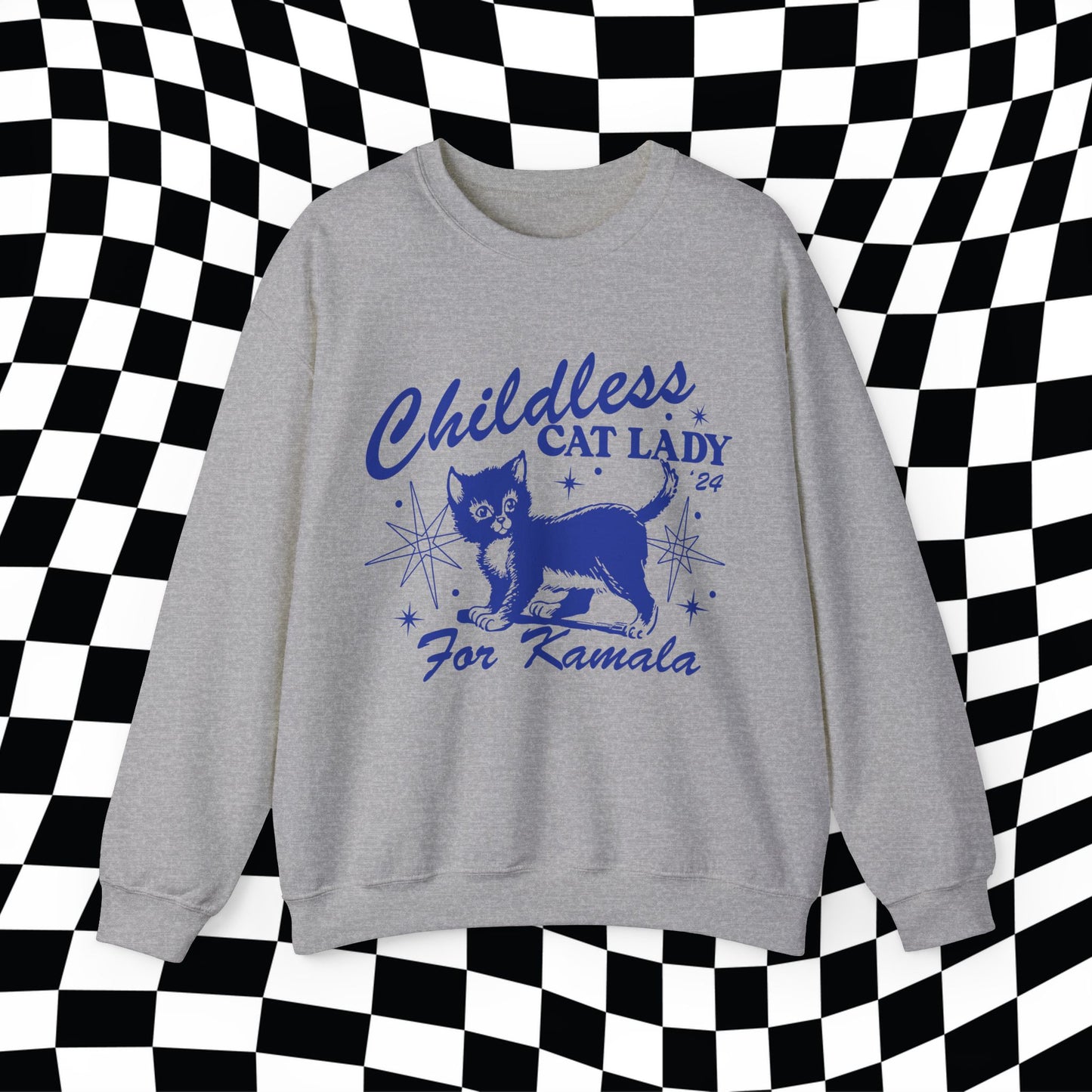 Childless Cat Lady For Kamala Sweatshirt, Childless Cat Lady For Harris, Cat Lady Shirt, Miserable Cat Lady, Kamala 2024, Democrat Funny