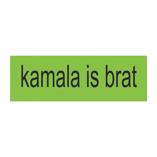 kamala is brat 2024 car magnet, brat summer, Car Accessory, Y2K Car Magnet, Car Decor, Gen Z, Gift For Her, Friend Gift, xcx, harris