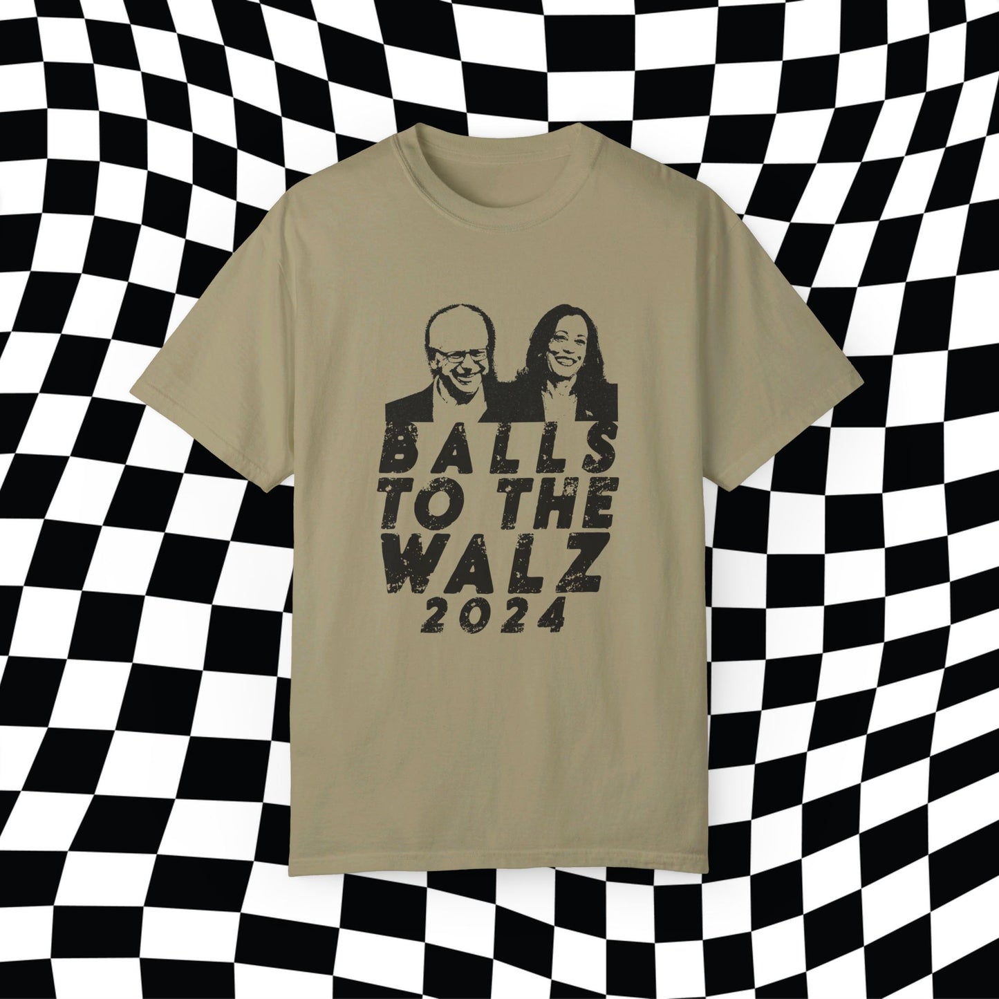 Harris Walz 2024, Balls To The Walz, Funny Election Shirt, Vote Blue, Kamala For President Tim Kamala 2024 Meme Campaign Tee, Funny Election