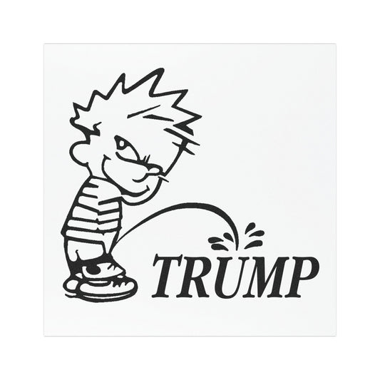 Dump Trump Car Accessory, Funny Gag Gift For Christmas, MAGA Gift, Funny Trump Christmas Gift, Democrat Gift, Political Car Bumper Magnet