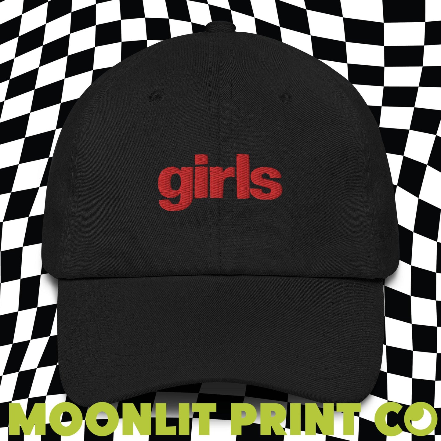 girls Solid Color Dad Hat, Trendy Dad Hat, Trendy Camp Y2K, brat Hat, Girls Just Want To