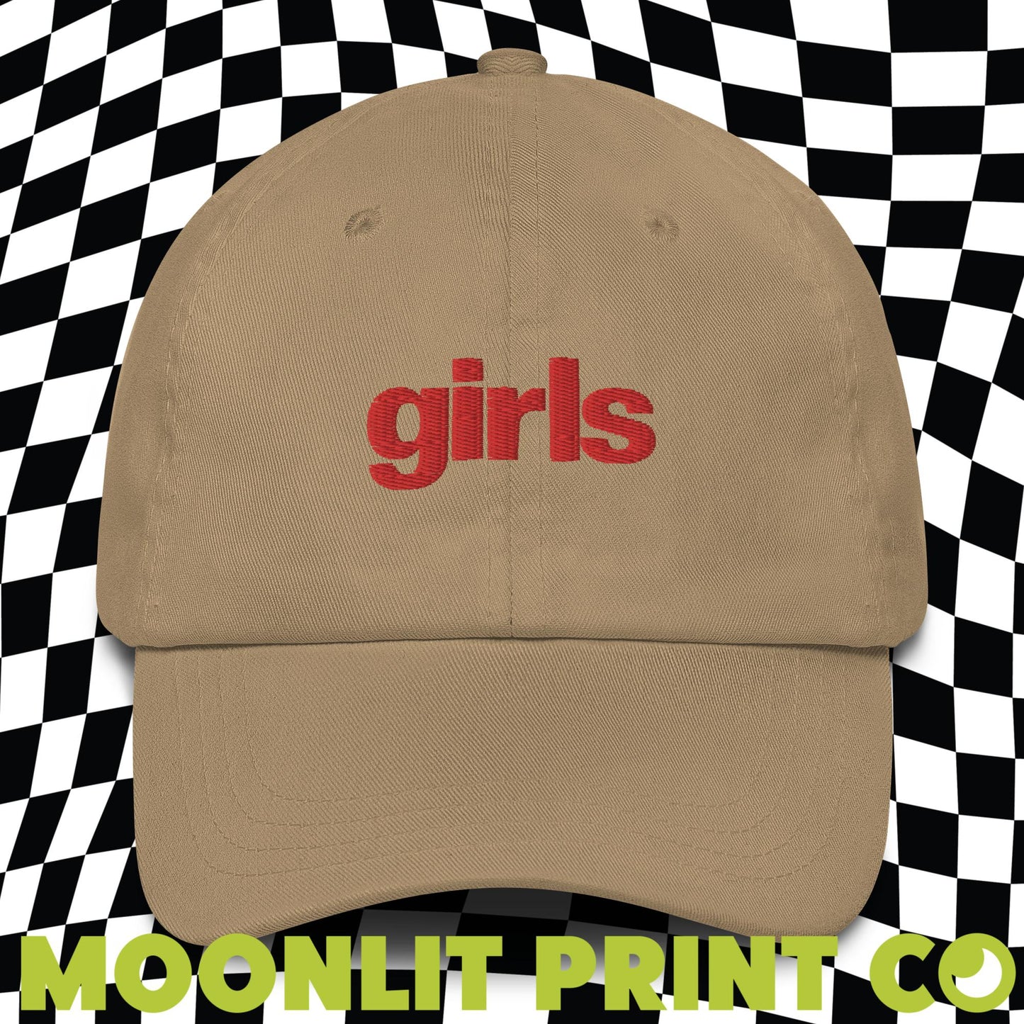 girls Solid Color Dad Hat, Trendy Dad Hat, Trendy Camp Y2K, brat Hat, Girls Just Want To