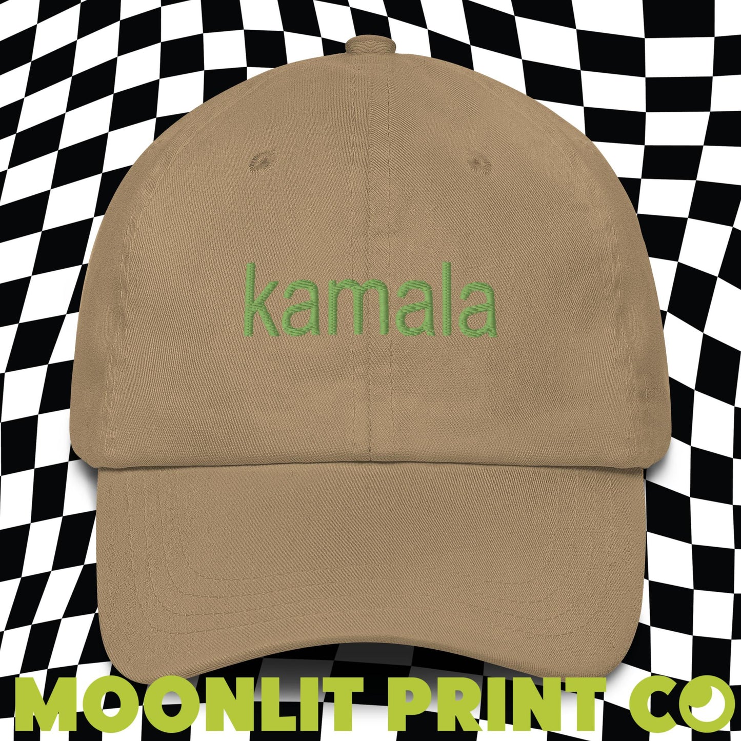 Kamala brat Dad Hat, Distressed Dad Hat, Harris Hat, Election Merch, Y2K Democrat, Gen Z brat, Kamala For President