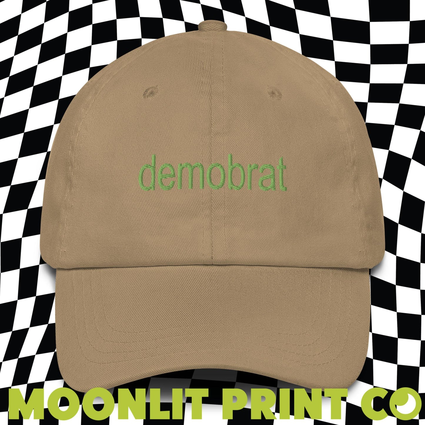 demobrat Democrat brat Dad Hat, Trendy Dad Hat, Kamala brat Presidential Election, Retro Style, Y2K, Election 2024, Harris 2024