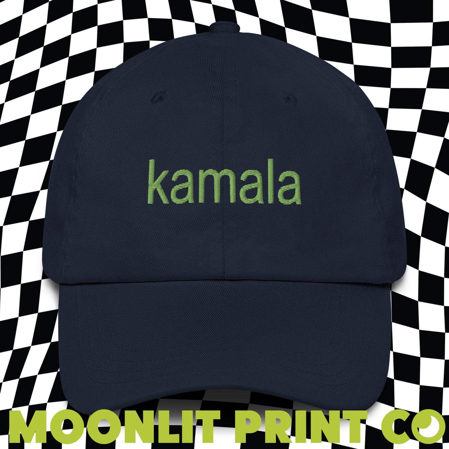 Kamala brat Dad Hat, Distressed Dad Hat, Harris Hat, Election Merch, Y2K Democrat, Gen Z brat, Kamala For President