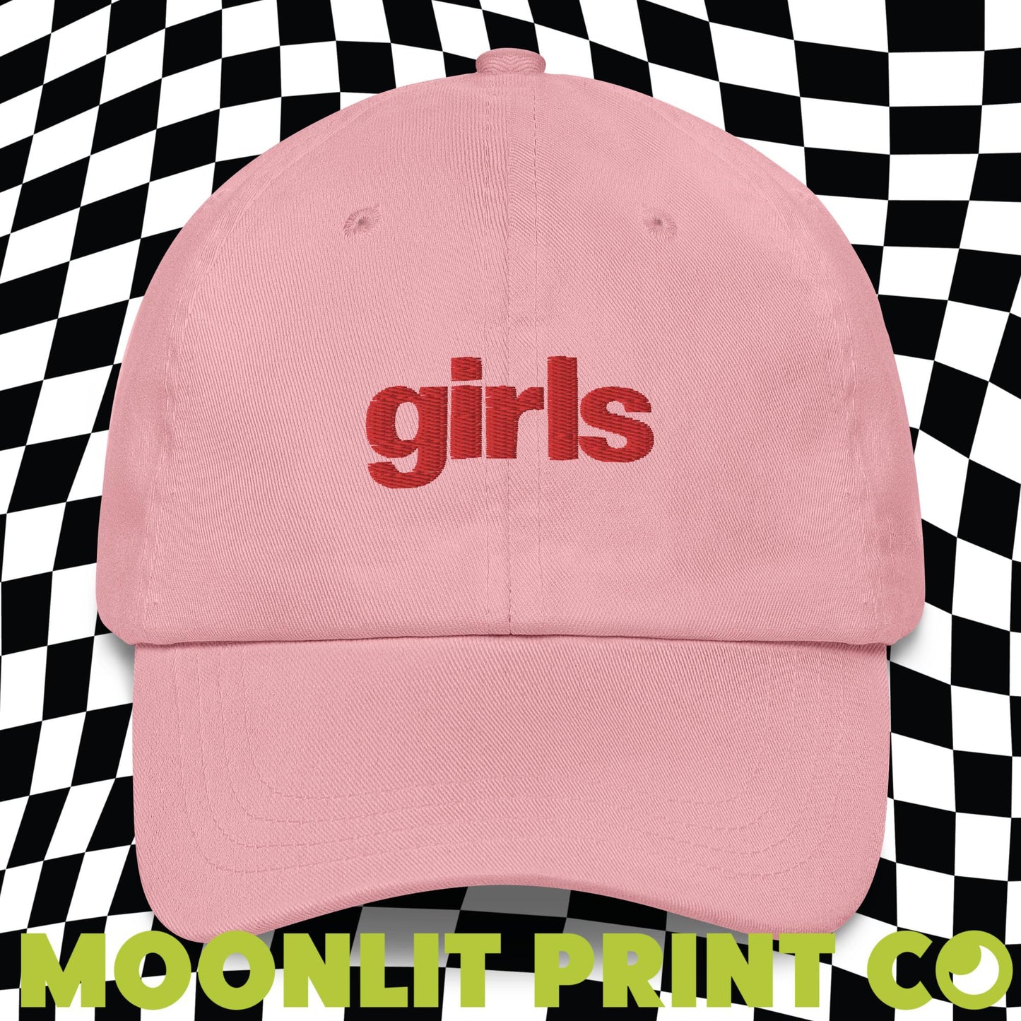 girls Solid Color Dad Hat, Trendy Dad Hat, Trendy Camp Y2K, brat Hat, Girls Just Want To