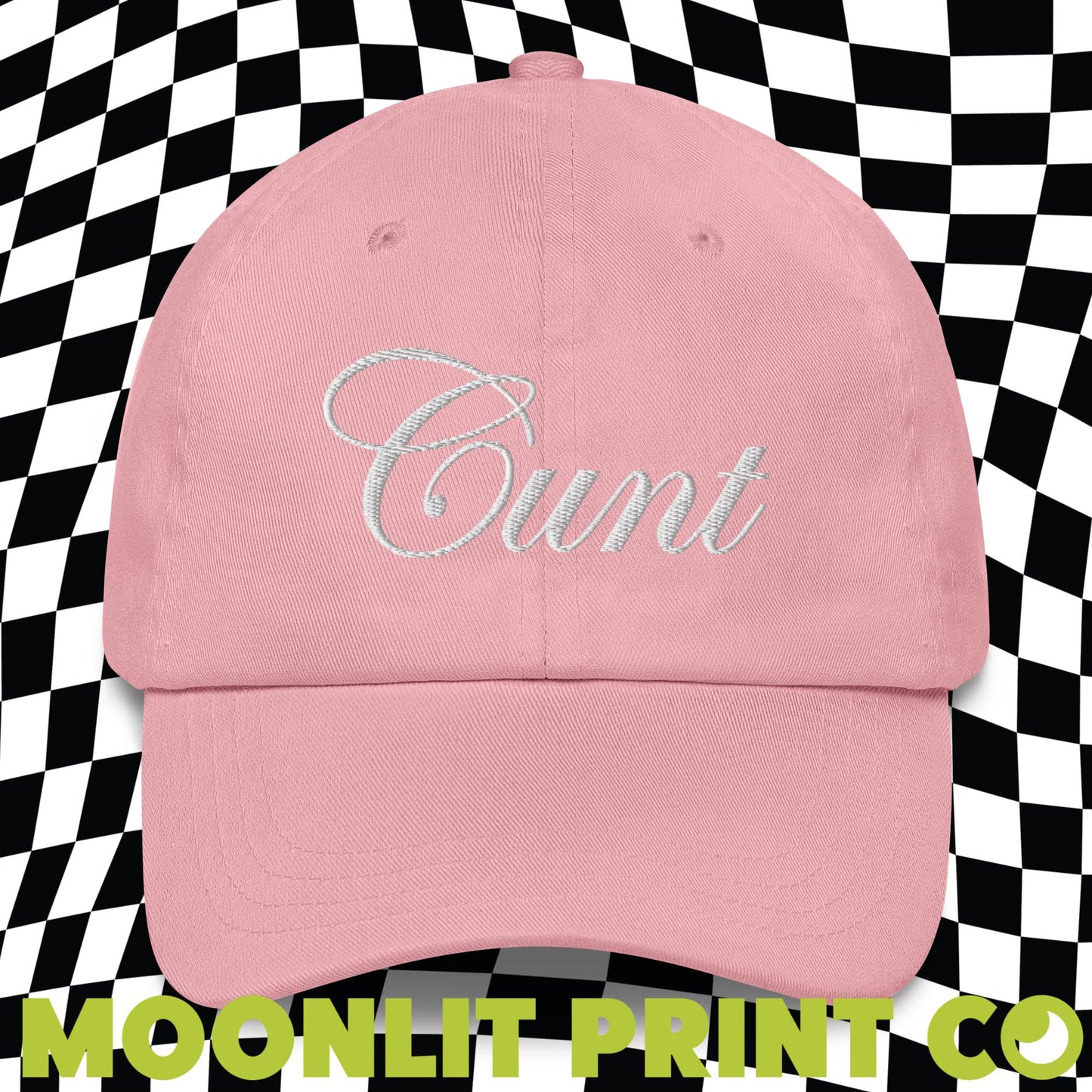 C*NT Dad Hat, Embroidered Distressed Dad Hat, Y2K Aesthetic, C Word Hat, Serving C*NT, Chappell, Cunty Hat, Cunting Season, Offensive Hat