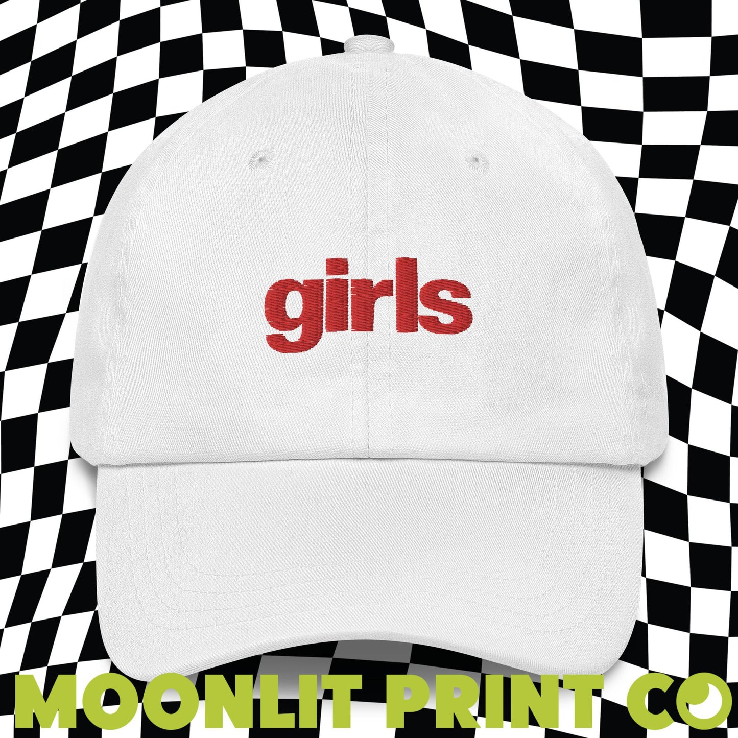 girls Solid Color Dad Hat, Trendy Dad Hat, Trendy Camp Y2K, brat Hat, Girls Just Want To