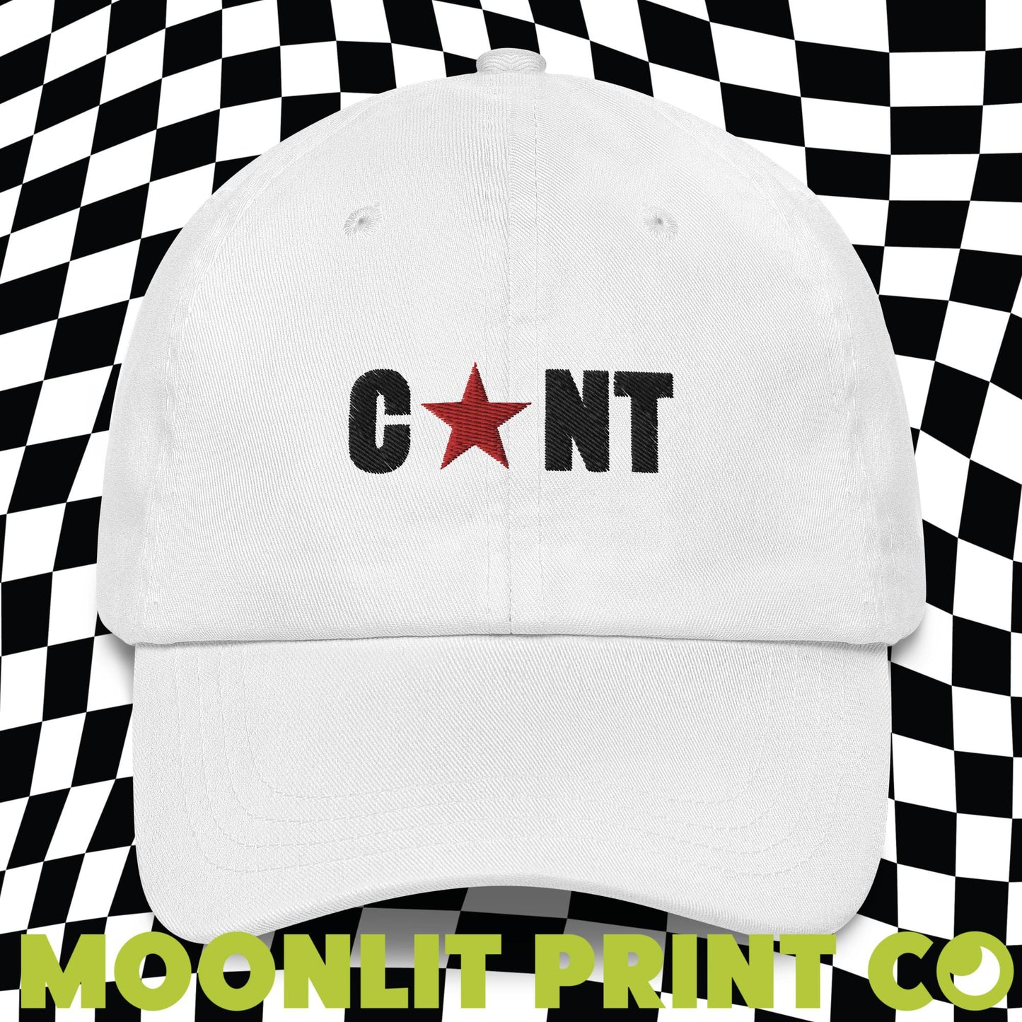 C*NT Dad Hat, Embroidered Trendy Dad Hat, Y2K Aesthetic, C Word Hat, Serving C*NT, Chappell, Cunty Hat, Cunting Season, Offensive Hat