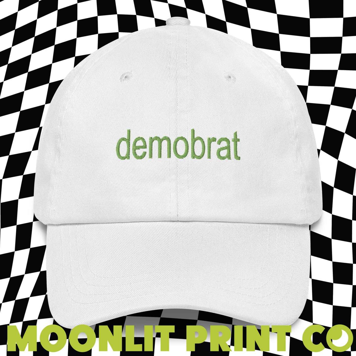 demobrat Democrat brat Dad Hat, Trendy Dad Hat, Kamala brat Presidential Election, Retro Style, Y2K, Election 2024, Harris 2024