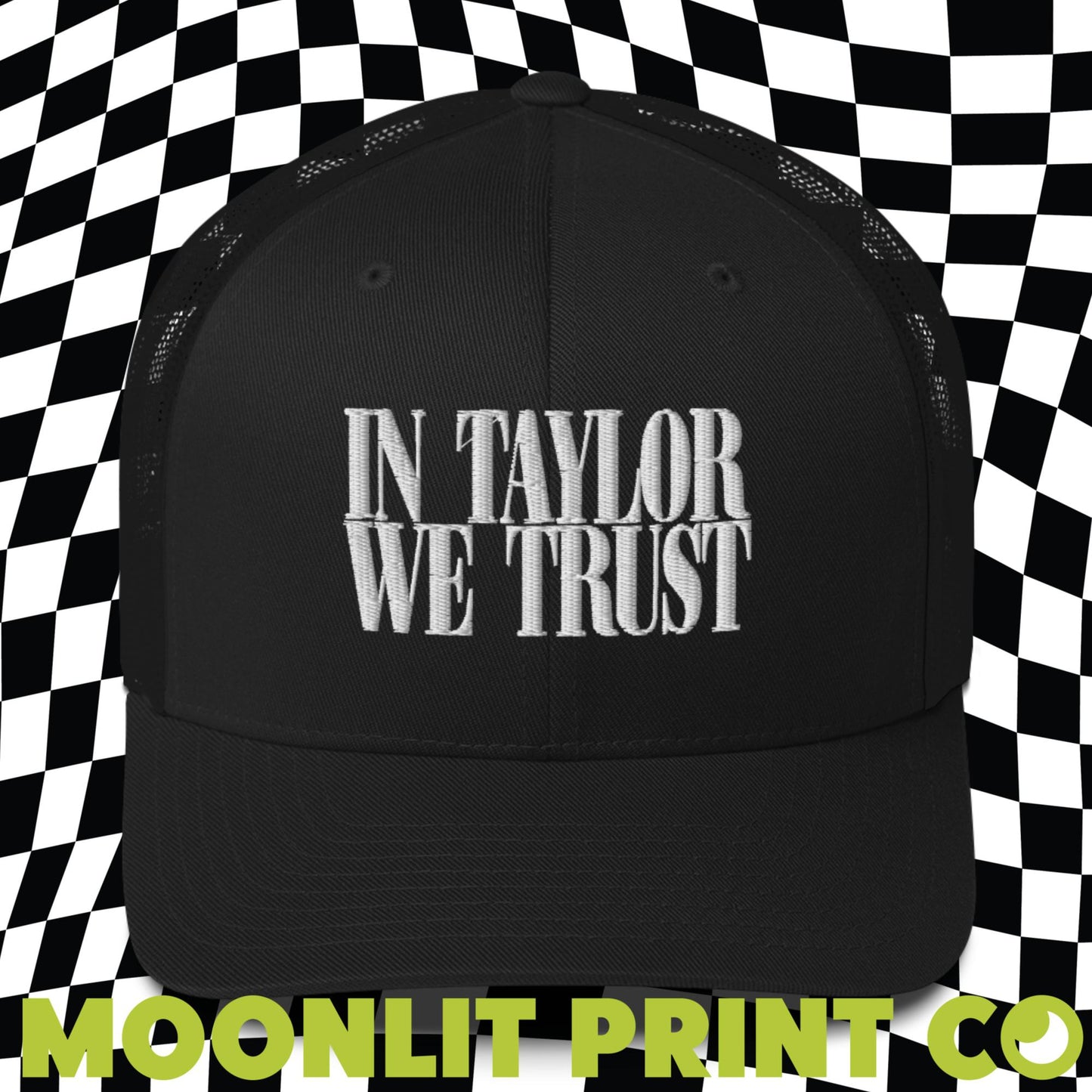 In Taylor We Trust Retro Trucker Hat, Embroidered