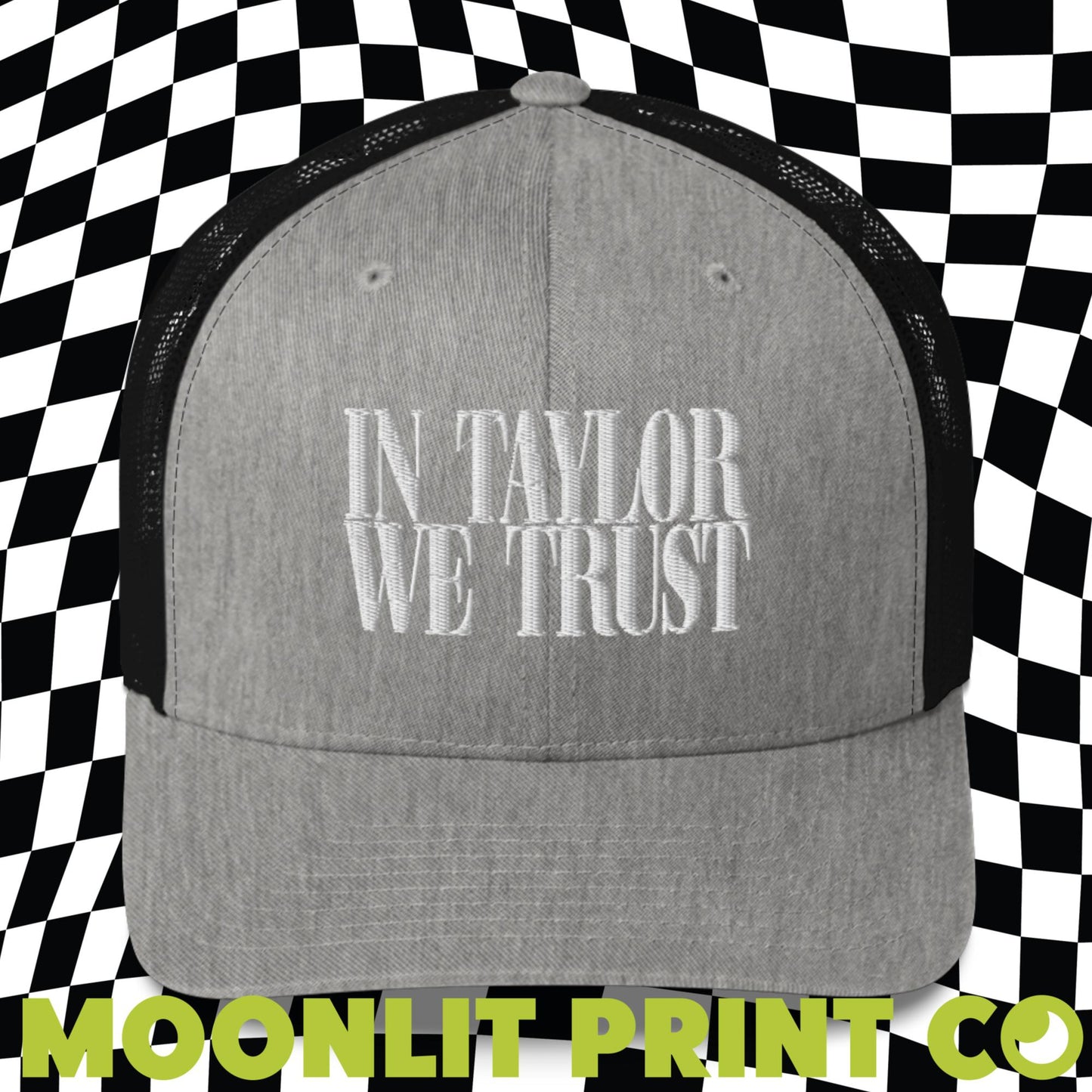 In Taylor We Trust Retro Trucker Hat, Embroidered