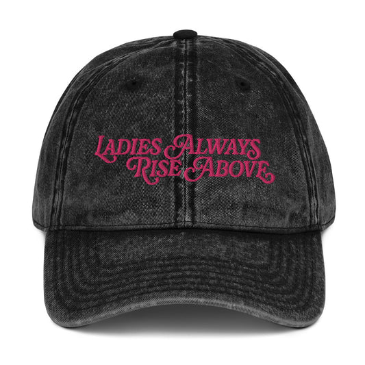 Ladies Always Rise Above Vintage EMBROIDERED Dad Hat, Swiftie Gift, Gift For Swiftie, Girlfriend Gift, Dad Hat, Tswift Fan