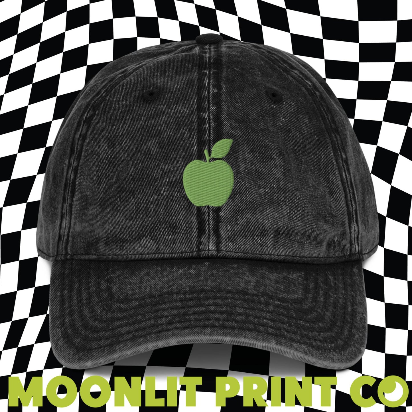 apple brat Embroidered Solid Color Dad Hat, brat Hat, trendy camp hat, I'm so julia, viral tiktok dance, trending apple