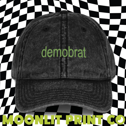 demobrat Democrat brat Dad Hat, Trendy Dad Hat, Kamala brat Presidential Election, Retro Style, Y2K, Election 2024, Harris 2024