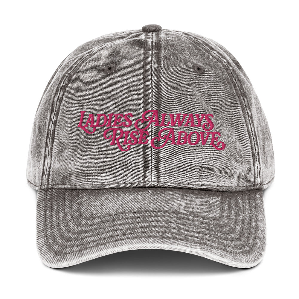 Ladies Always Rise Above Vintage EMBROIDERED Dad Hat, Swiftie Gift, Gift For Swiftie, Girlfriend Gift, Dad Hat, Tswift Fan