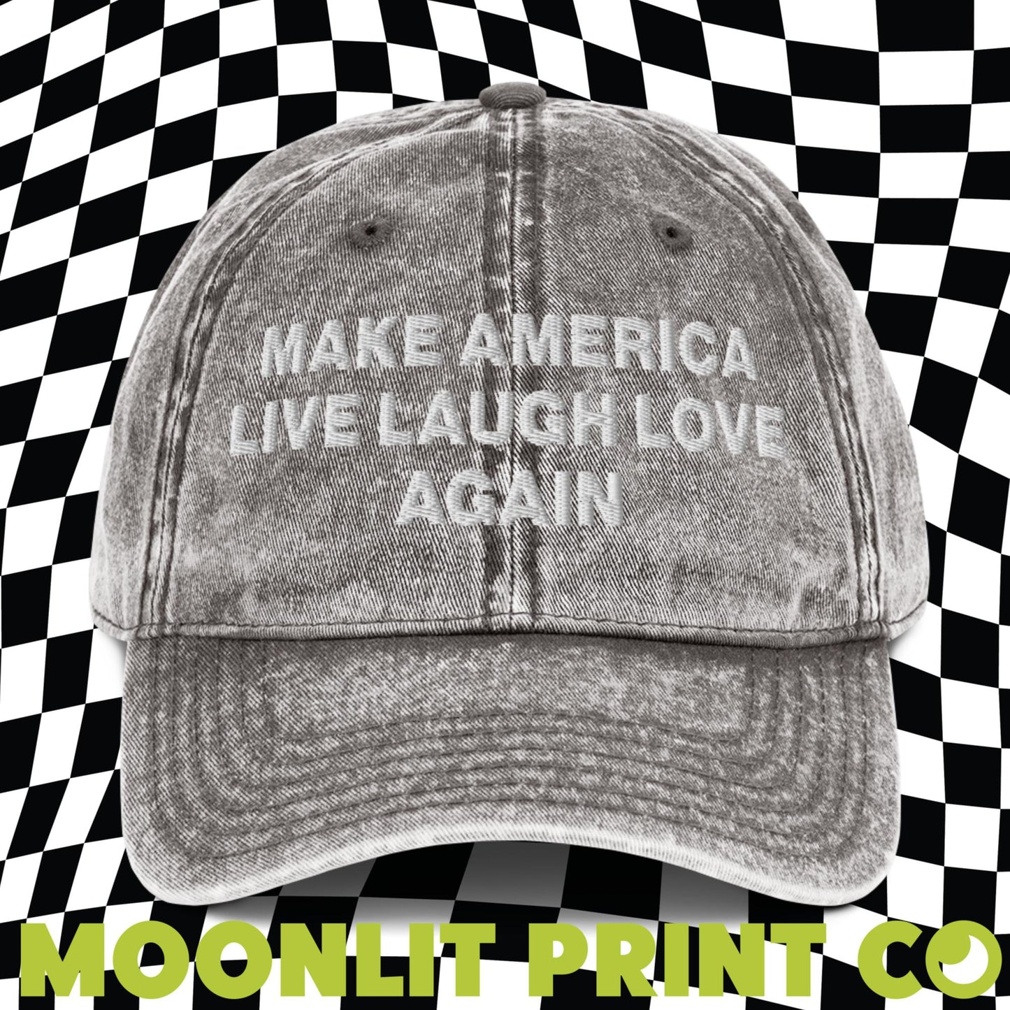 Make America Live Laugh Love Again Embroidered Dad Hat, Make America Laugh Again, MALA Hat, Kamala For President, Harris 2024