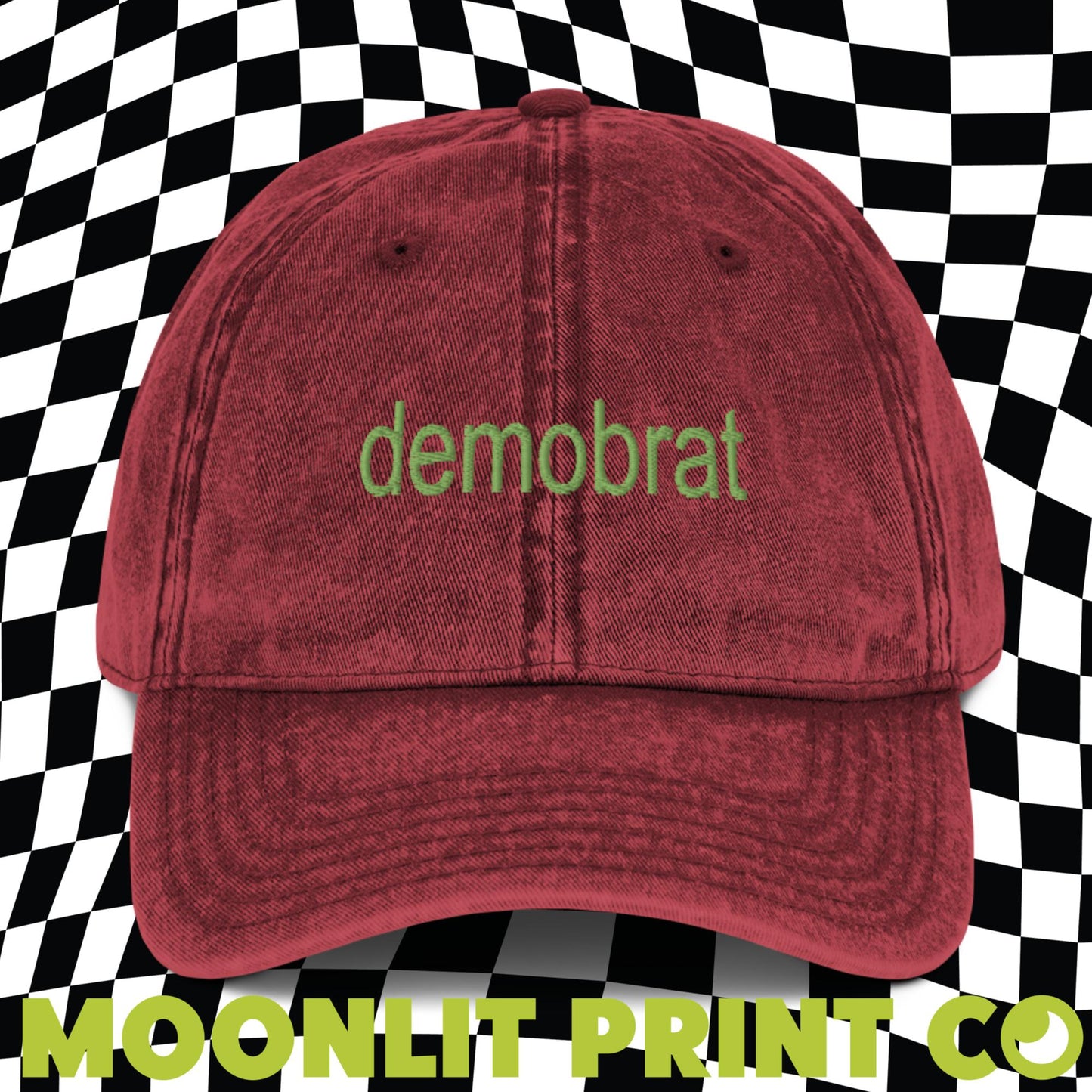 demobrat Democrat brat Dad Hat, Trendy Dad Hat, Kamala brat Presidential Election, Retro Style, Y2K, Election 2024, Harris 2024