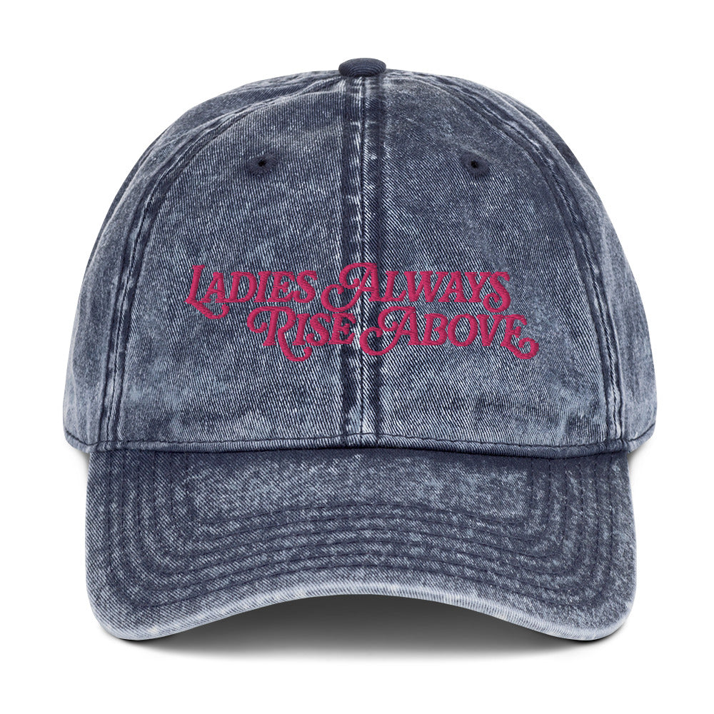 Ladies Always Rise Above Vintage EMBROIDERED Dad Hat, Swiftie Gift, Gift For Swiftie, Girlfriend Gift, Dad Hat, Tswift Fan