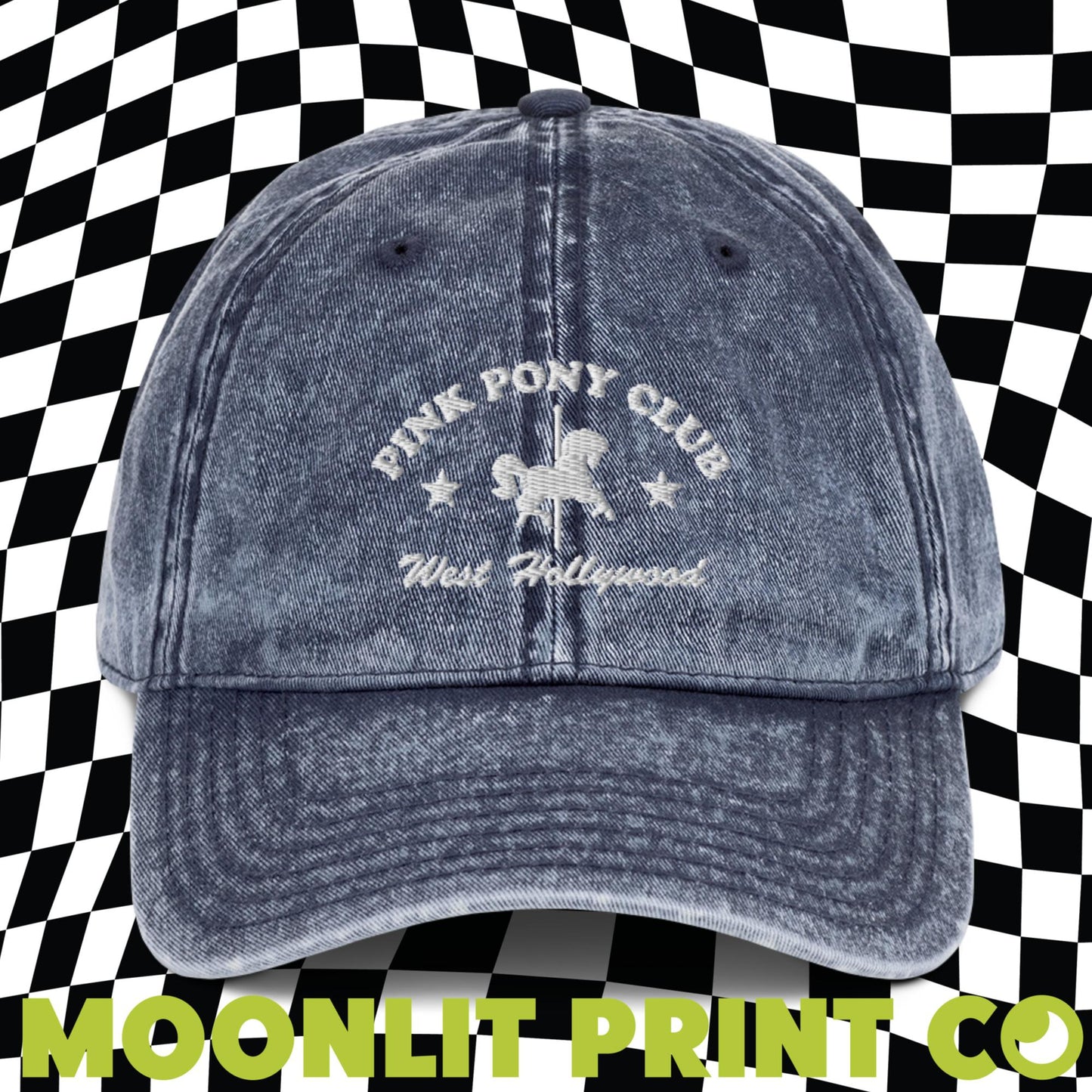 Pink Pony Club Snow Washed Dad Hat