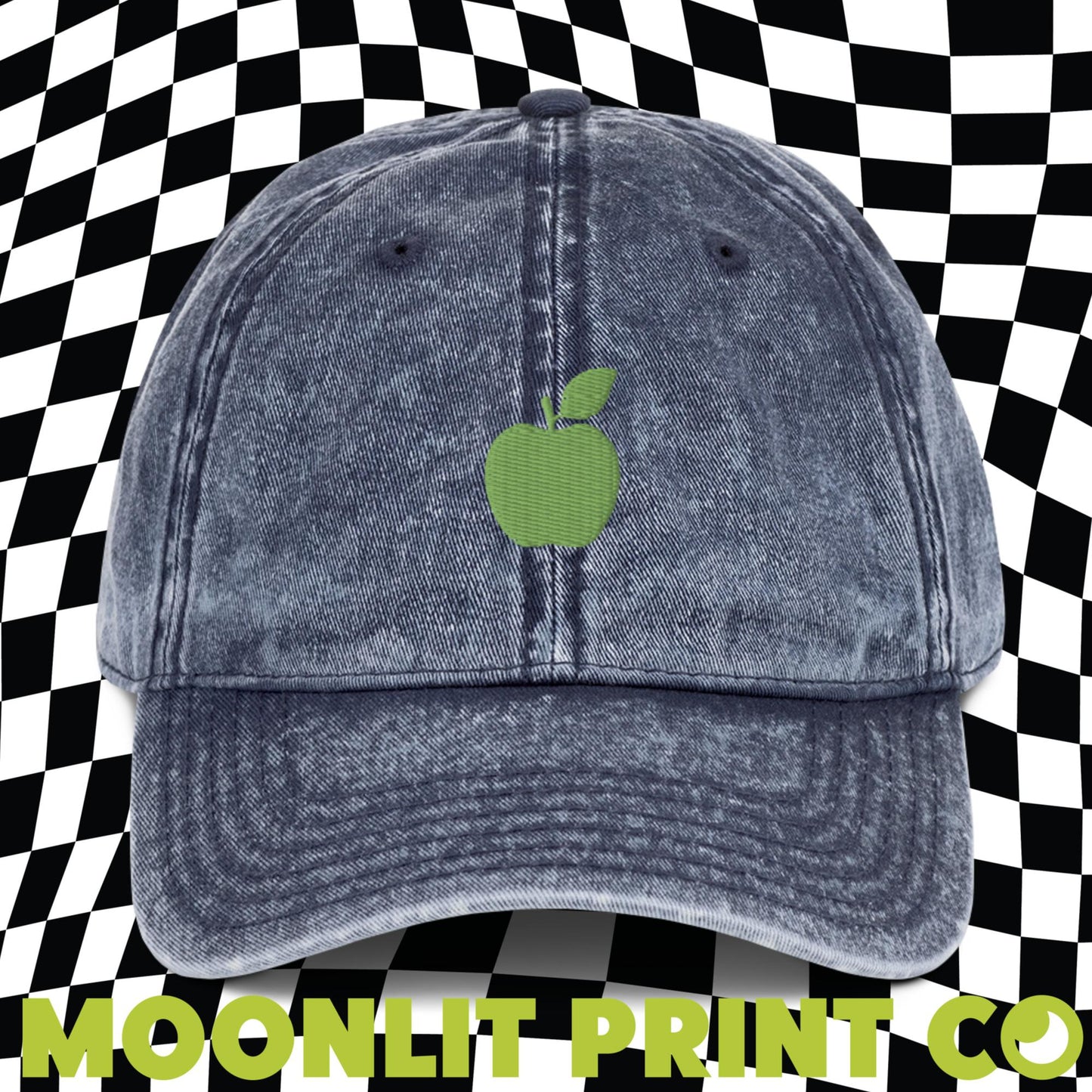 apple brat Embroidered Solid Color Dad Hat, brat Hat, trendy camp hat, I'm so julia, viral tiktok dance, trending apple