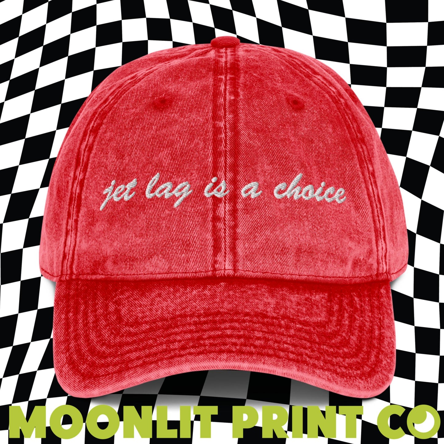 Jet Lag Is A Choice Vintage Style Dad Hat, Trendy Dad Hat, Swift Gift, Gift For Her, Travel Hat, Gift For Traveling Lover, Travel Apparel