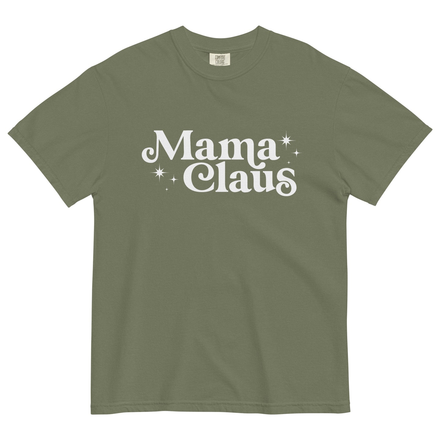 Mama Claus Comfort Colors Christmas Family Shirt Funny Tee Mom Tshirt Holidays Funny Tshirt