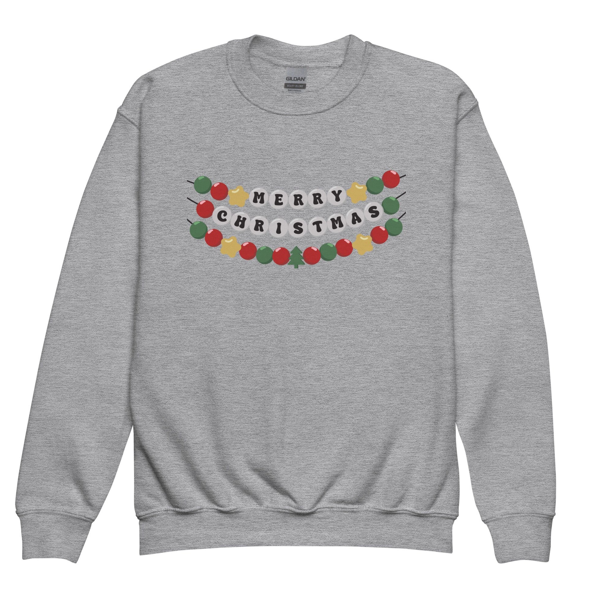 Merry Swiftmas Friendship Bracelet Tswift Youth Gildan Crewneck Ugly Christmas Sweater Gift For Swiftie Funny Tee Merry Christmas