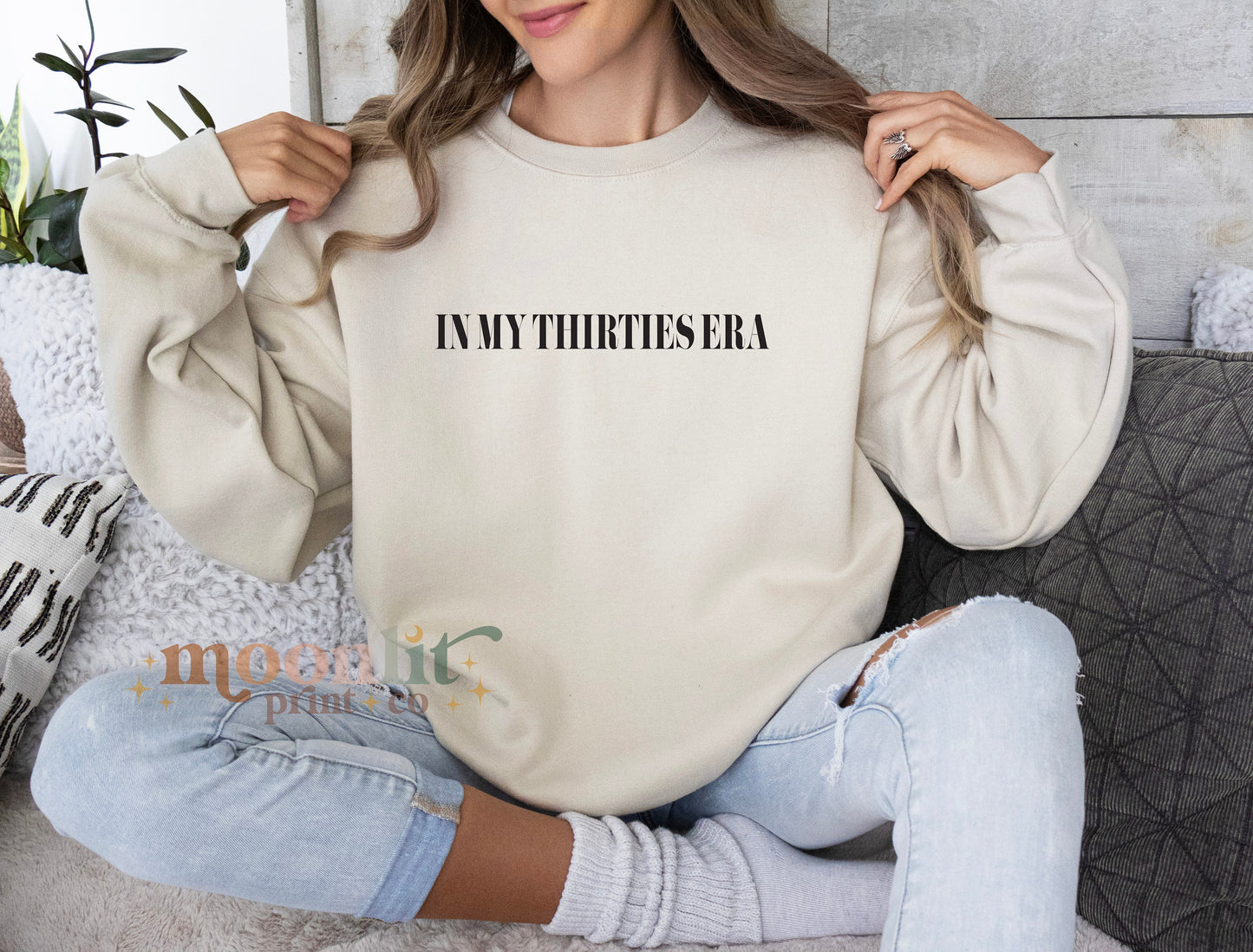 In My Thirties Era Gildan Crewneck Swiftie Thirtieth Birthday 30s Birthday Gift For Her 30th Bday Shirt Born In The 90s 30th Birthday Shirt