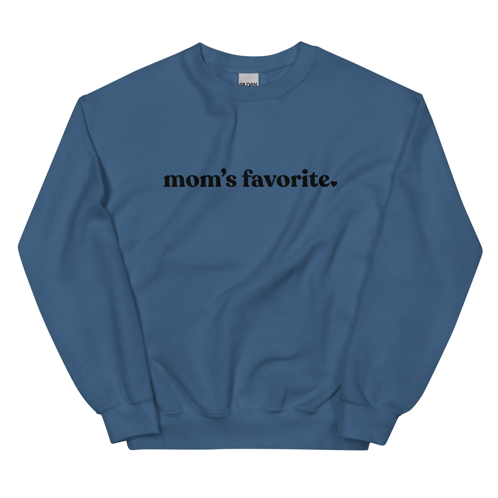 Mom&#39;s Favorite Gildan Crewneck Favorite Daughter Favorite Son Funny Shirt Trendy Holiday Gift Favorite Daughter Gift For Daughter