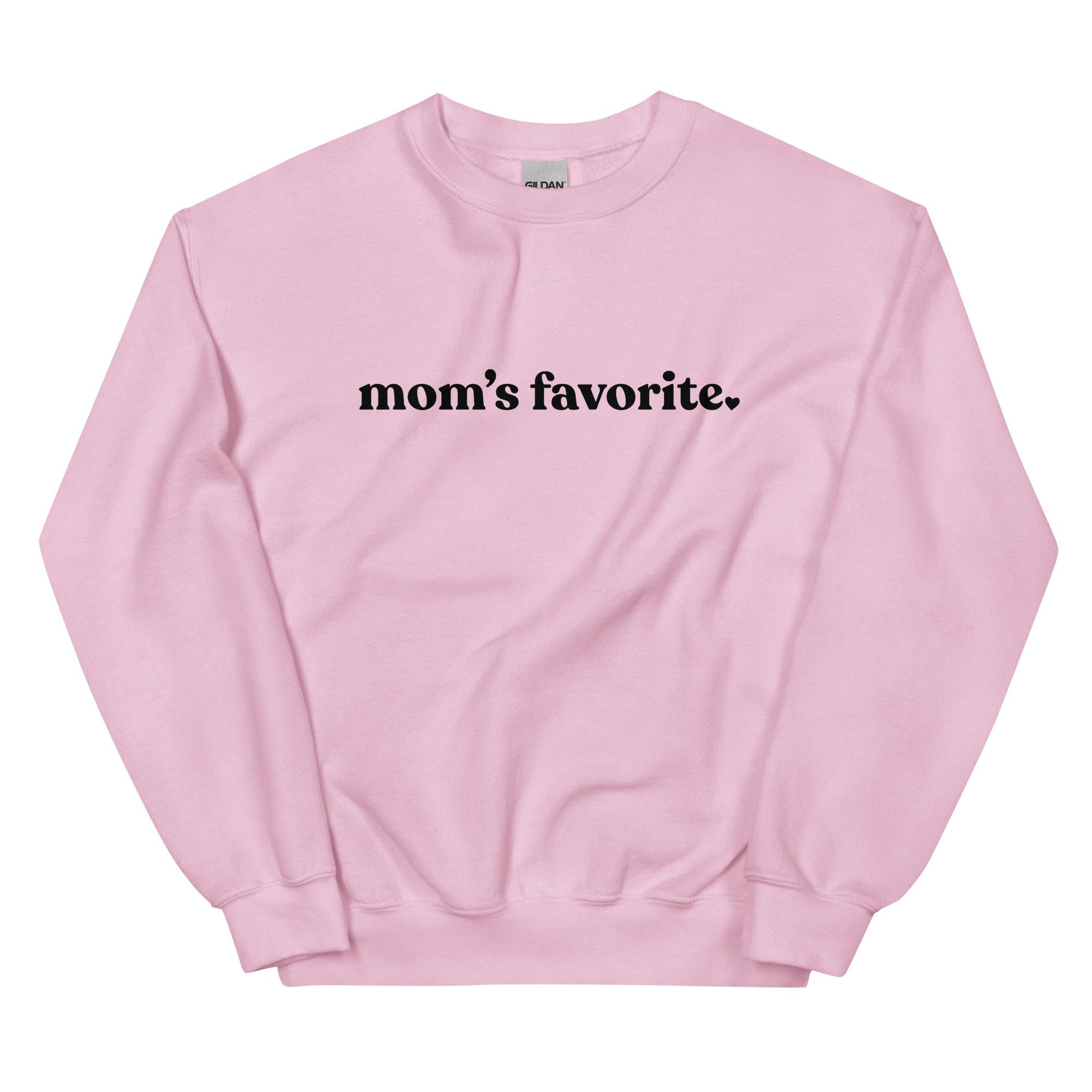 Mom&#39;s Favorite Gildan Crewneck Favorite Daughter Favorite Son Funny Shirt Trendy Holiday Gift Favorite Daughter Gift For Daughter