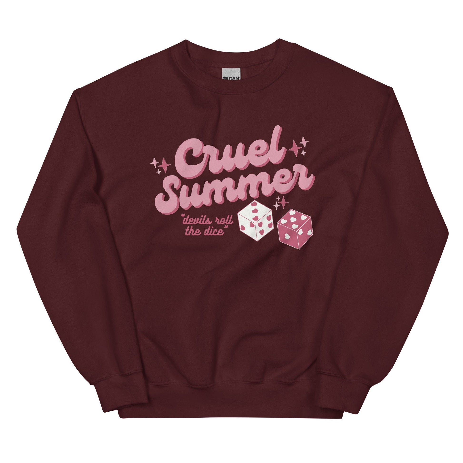 Cruel Summer Gidan Crewneck Swiftie Merch Lover Album Devils Roll The Dice Gift For Her Swiftmas