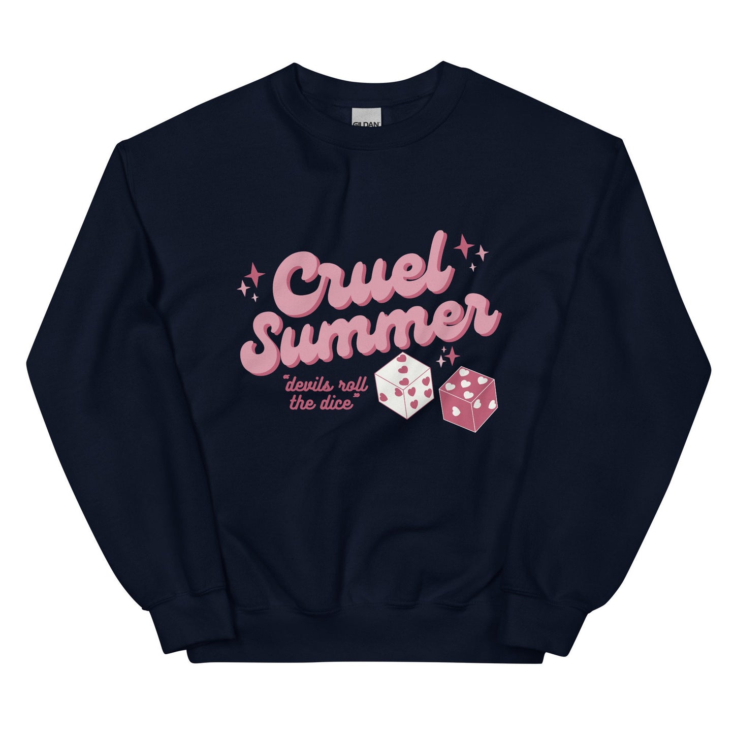 Cruel Summer Gildan Crewneck Swiftie Merch Lover Album Devils Roll The Dice Gift For Her Swiftmas