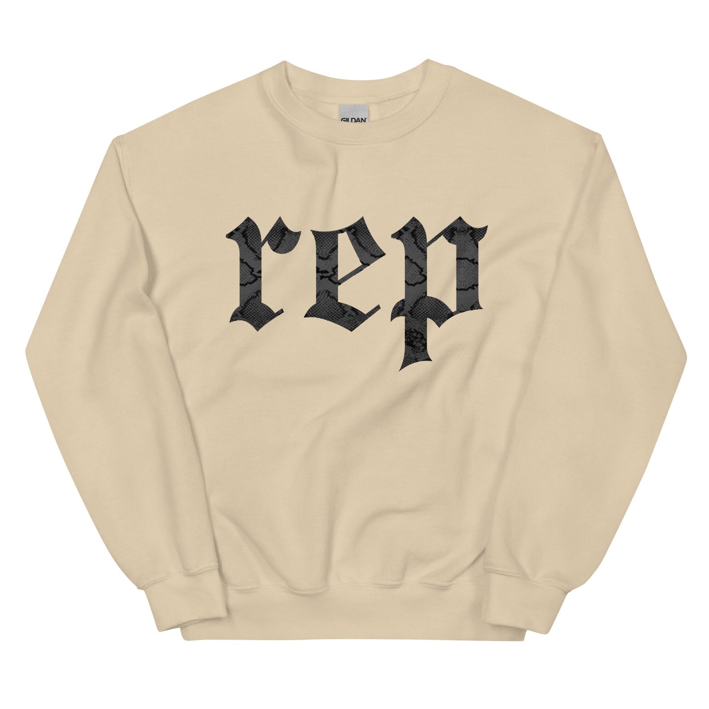 Rep Gildan Crewneck Snakeskin Reputation Album Swiftie Tswift Concert Shirt Merry Swiftmas Gift For Swiftie Rep Album Fan