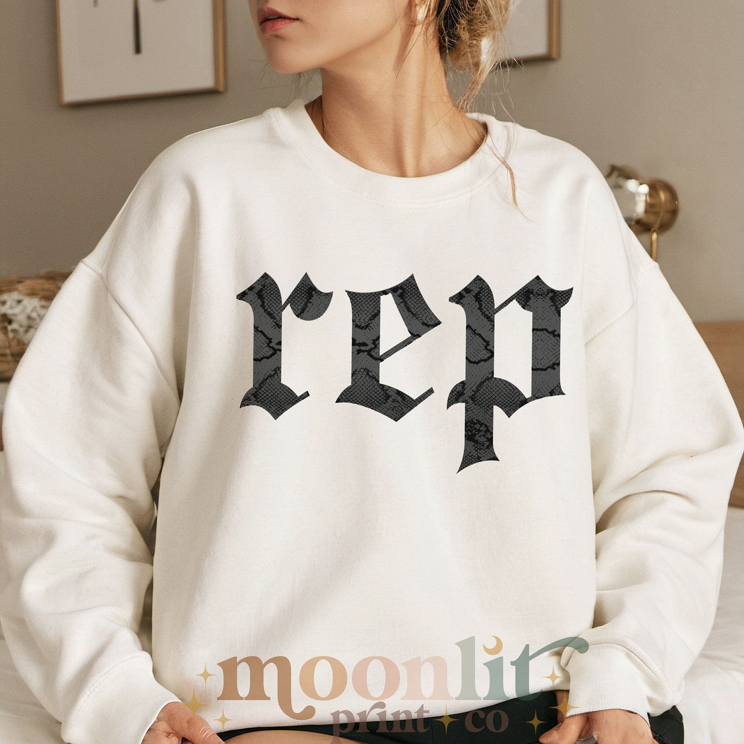 Rep Gildan Crewneck Snakeskin Reputation Album Swiftie Tswift Concert Shirt Merry Swiftmas Gift For Swiftie Rep Album Fan