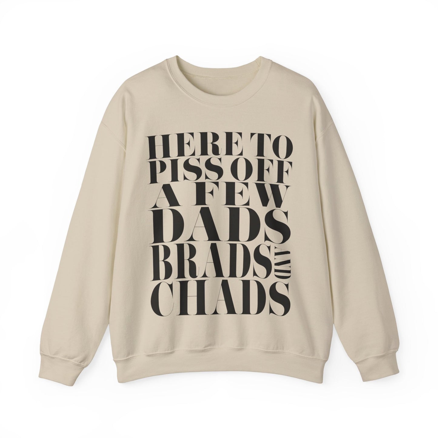 Dads, Brads, and Chads Gildan Crewneck Funny Meme Sweatshirt Swiftie Tswift Sweater Merry Swiftmas Funny Gift For Her Funny Tshirt