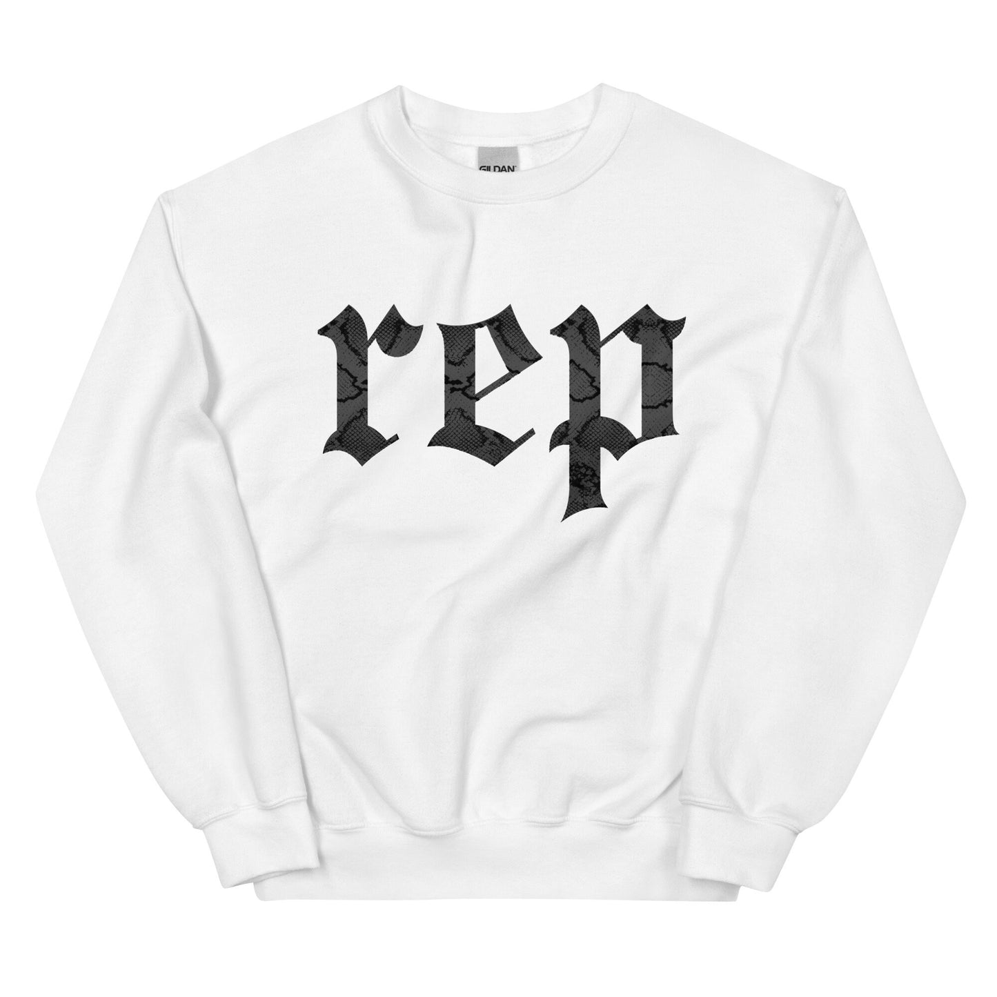 Rep Gildan Crewneck Snakeskin Reputation Album Swiftie Tswift Concert Shirt Merry Swiftmas Gift For Swiftie Rep Album Fan