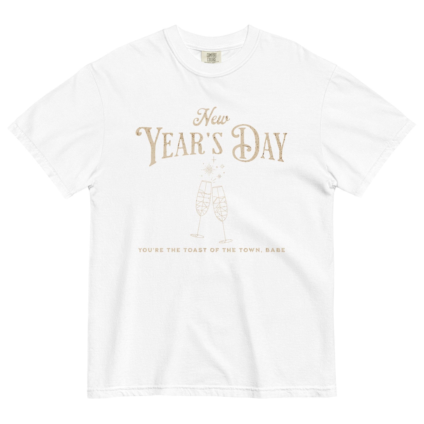 New Year&#39;s Day Comfort Colors Toast Of The Town Rep Era Reputation Album Tswift New Year 2024 Celebration Shirt Merry Swiftmas Swiftie Gift